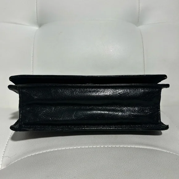 Authentic Rare FENDI Black Leather Woven Clutch Bag - Picture 11 of 17